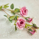 Artificial silk rose flowers for weddings and decoration