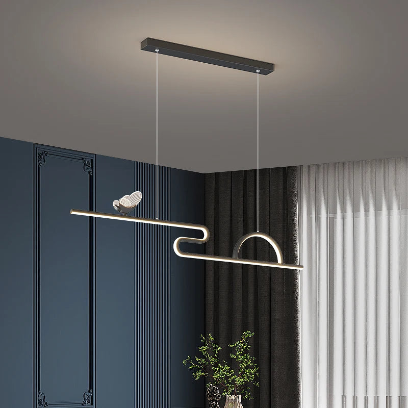 Modern LED ceiling light for creative indoor lighting
