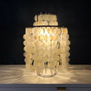(80 days - 5 June) Modern LED table lamp with pearly plates Loredi