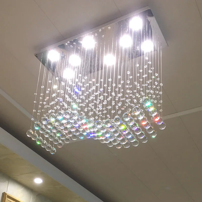 Modern crystal chandelier for elegant interior decoration