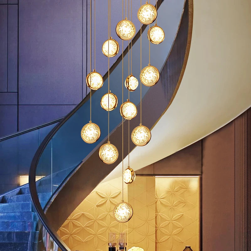 Modern LED crystal chandelier for luxurious lighting