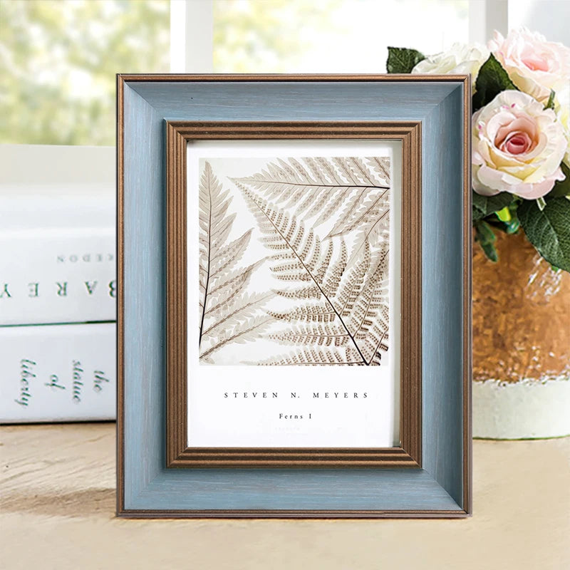 American retro photo frame for wedding and personalised decor - vue 8 sur 13