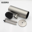Durable and practical stainless steel toilet brush holder, wall mounted