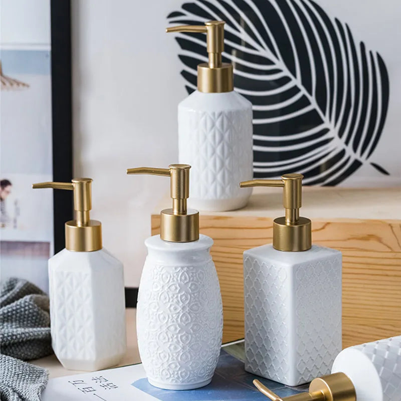 ceramic liquid soap dispensers for bathroom gift