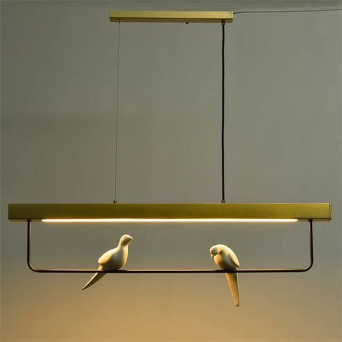Minimalist nordic design luxury LED pendant lamp - vue 3 sur 10