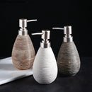 ceramic bottle for lotion, shower gel and soap