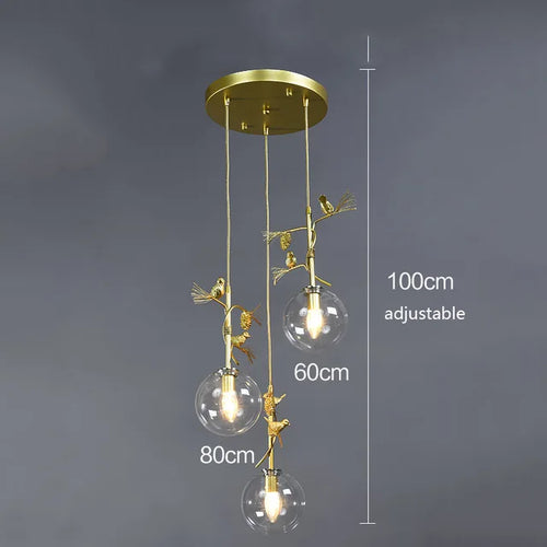Modern glass pendant light for elegant interiors - vue 12 sur 15