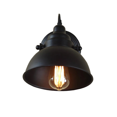 Adjustable vintage industrial wall light retro loft style - vue 5 sur 9
