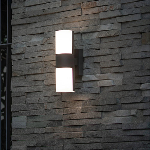Modern waterproof LED outdoor wall light for decorative garden and pathway - vue 2 sur 11