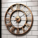 modern design metal wall clock 3D style