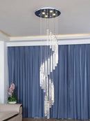 XL spiral LED chandelier for elegant indoor lighting