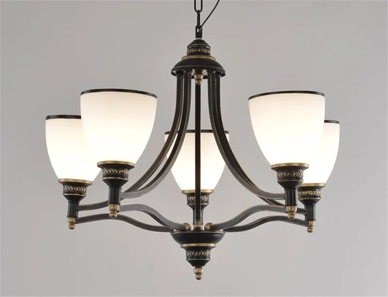 Modern glass chandelier for elegant lighting