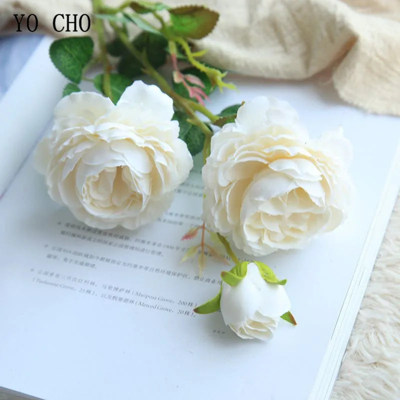 Artificial rose flower bouquet for wedding decoration - vue 13 sur 16