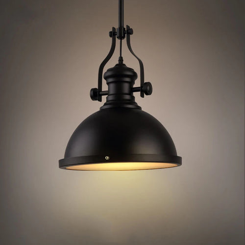 Vintage retro chandelier for restaurant, café and shop - vue 3 sur 9