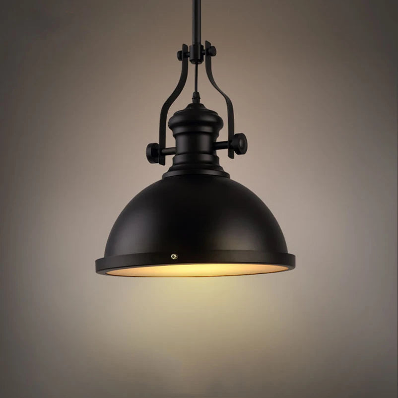Vintage retro chandelier for restaurant, café and shop - vue 3 sur 9