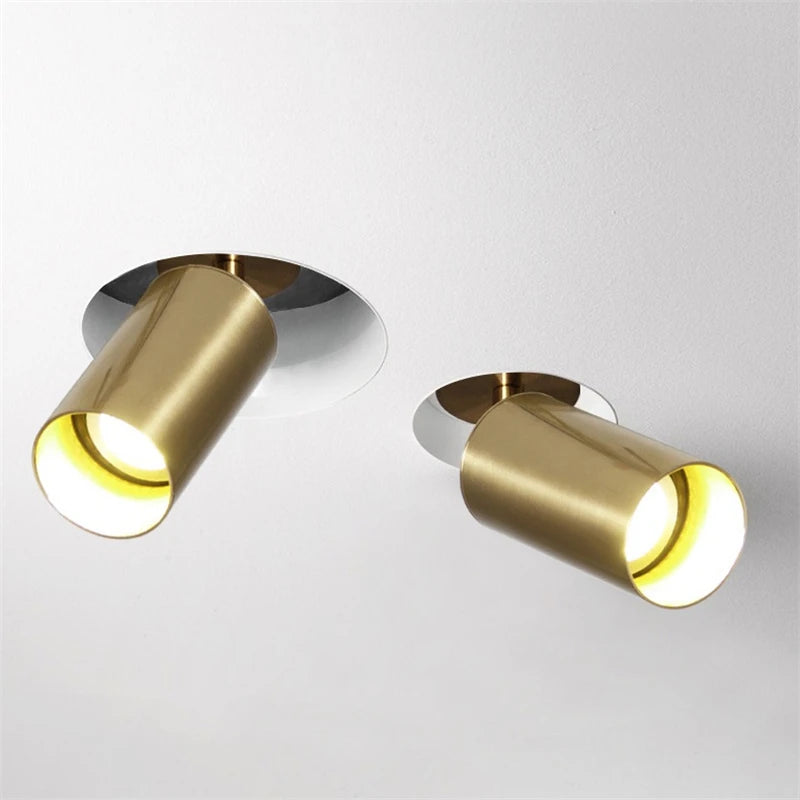 Gold LED ceiling spot lamp - vue 4 sur 10