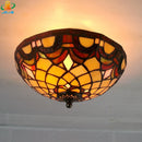 European retro glass ceiling light for chic lighting