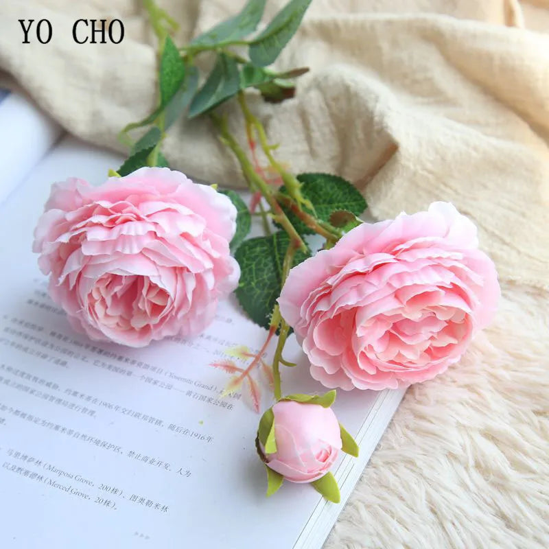 Artificial rose flower bouquet for wedding decoration - vue 9 sur 16