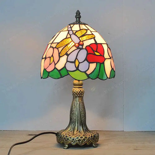 Tiffany style dragonfly desk lamp original decorative gift
