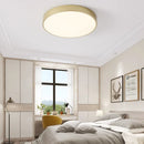 Ultra-slim 5 cm gold LED ceiling light modern round surface mount remote control for foyer and bedroom
