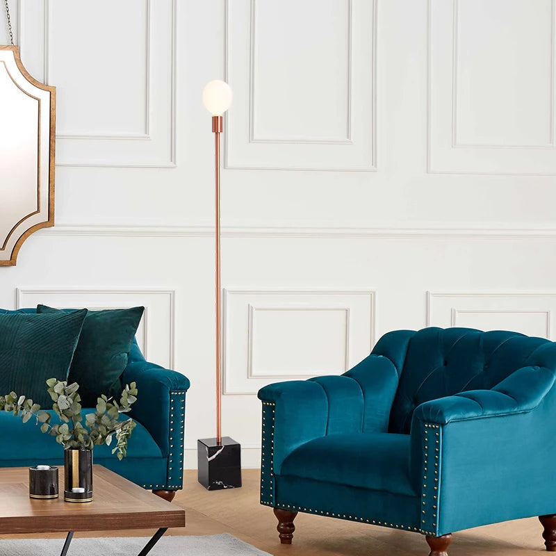 Modern marble table lamp for creative Nordic decor