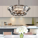 Nordic iron crystal pendant light for modern interiors