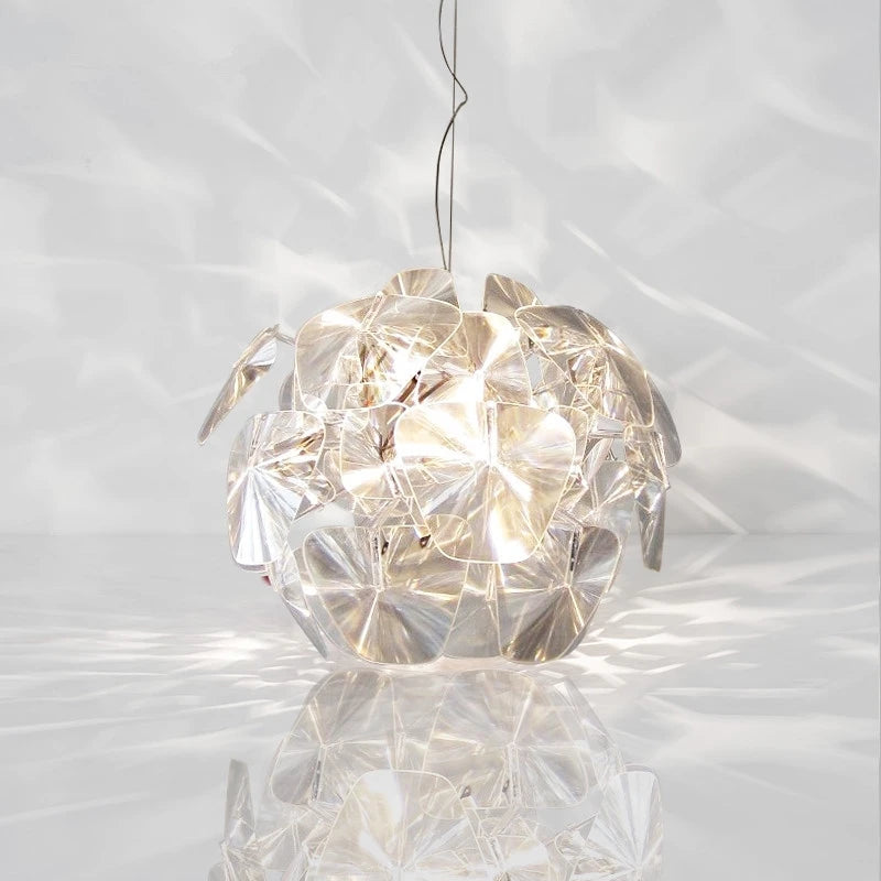 gzmj modern acrylic LED creative pendant lamp - vue 3 sur 6