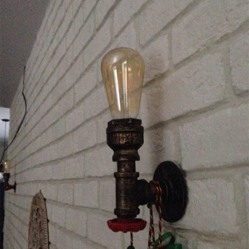 Vintage industrial wall lamp gzmj loft wandlamp - vue 6 sur 7