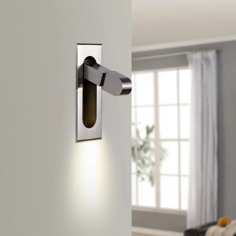 Wall reading light with integrated spotlight - vue 4 sur 8