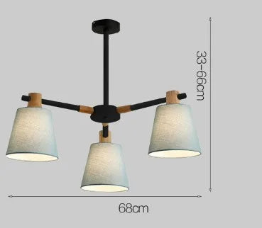 Nordic design LED chandelier for modern pendant lighting