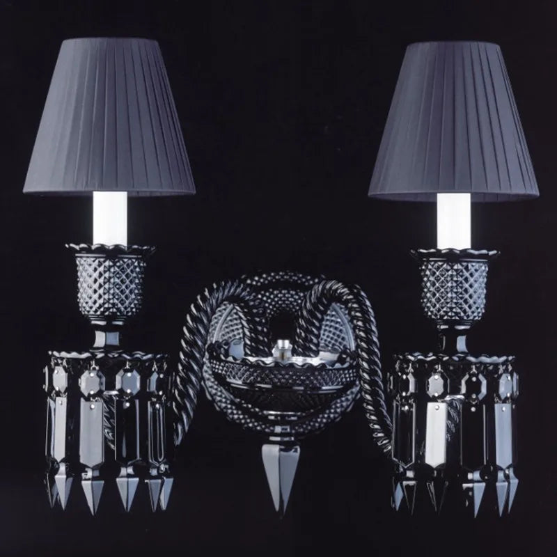 Crystal wall light for indoor and wedding lighting - vue 4 sur 10