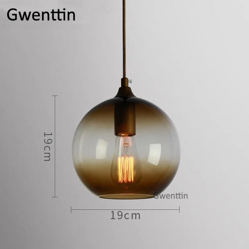 Modern stained glass pendant light for interior decoration - vue 22 sur 22
