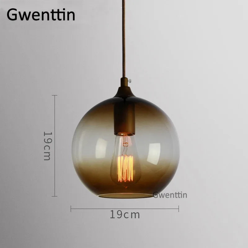Modern stained glass pendant light for interior decoration - vue 21 sur 22