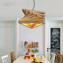 Creative fruit wood pendant light for modern island