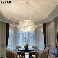 Modern fabric pendant light for romantic nordic lighting