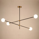 Magic beans minimalist glass and molecular pendant light
