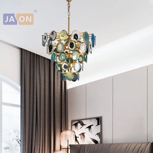 suspension design en agate de fer pour intérieur moderne - vue 5 sur 12