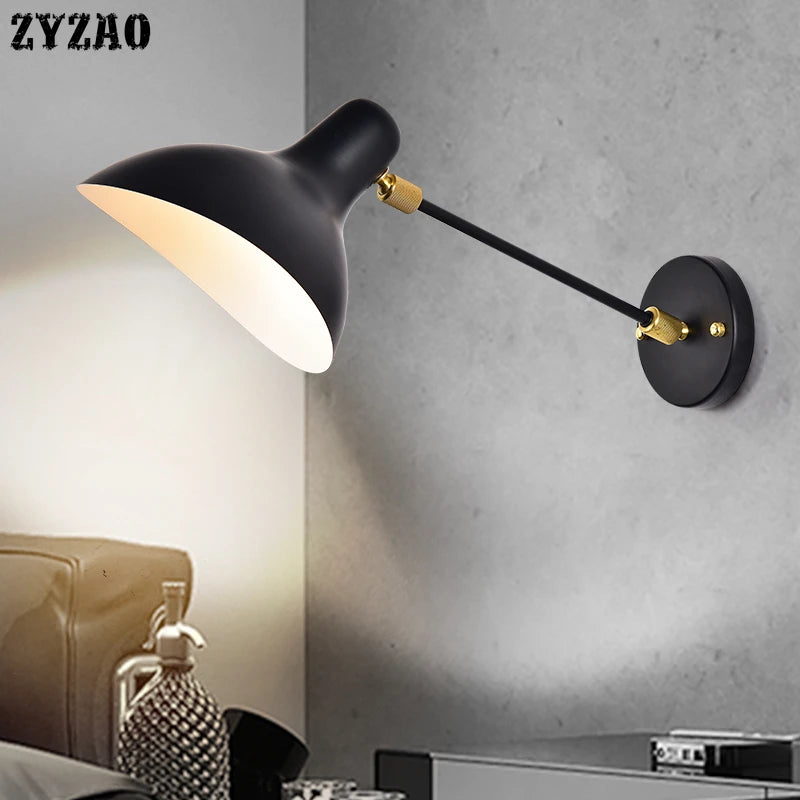 Vintage iron wall light for modern home décor