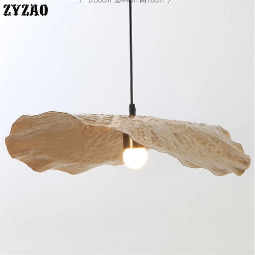 Nordic metal lotus pendant light for interior decoration - vue 4 sur 9