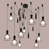 Modern nordic retro adjustable chandelier vintage style for DIY and art