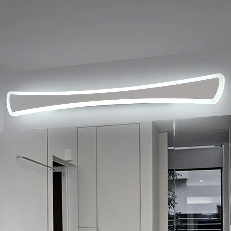 Modern LED wall light for mirrors and home decor