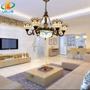 Modern nordic design glass chandelier for interior decoration