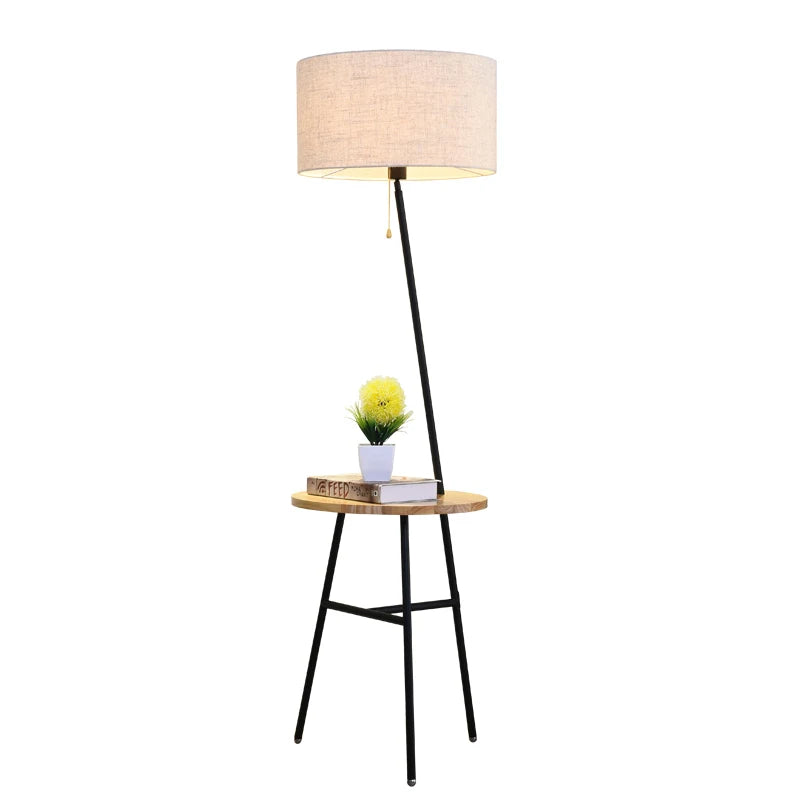 Modern solid wood floor lamp for elegant interiors - vue 11 sur 12