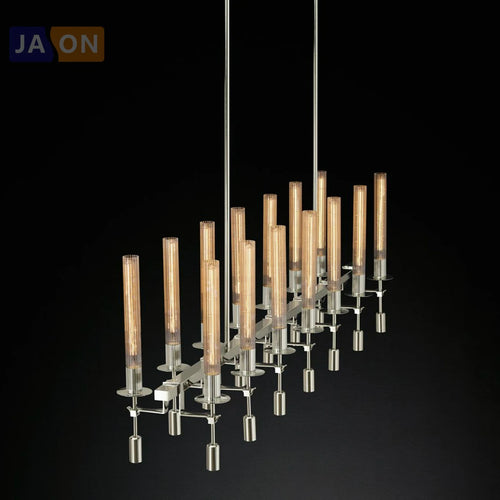 Vintage iron and glass pendant light with customised design - vue 3 sur 12