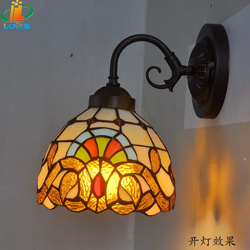 European baroque style LED wall light for decorative indoor lighting - vue 8 sur 8