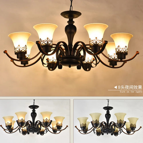 Modern luxury chandelier for hotels pendant light - vue 7 sur 6