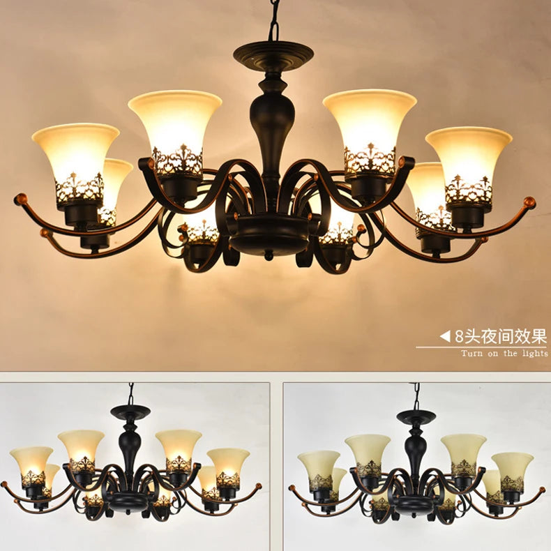 Modern luxury chandelier for hotels pendant light - vue 6 sur 6
