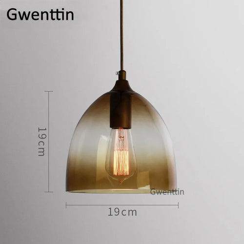 Modern stained glass pendant light for interior decoration - vue 10 sur 22