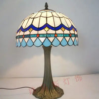Tiffany-style lucite bedside lamp for modern interiors