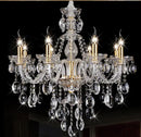 Modern crystal chandelier with elegant design lighting